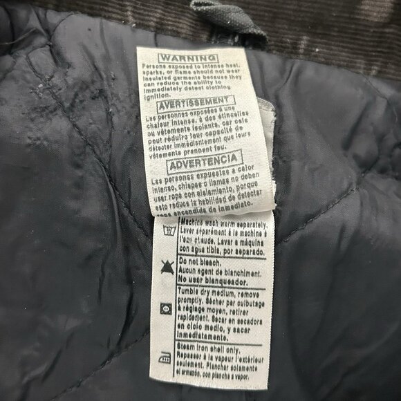 Y2K Carhartt C26 Sz Large BLK Arctic Detroit Jacket Black Quilted Vintage Chore - Picture 9 of 16